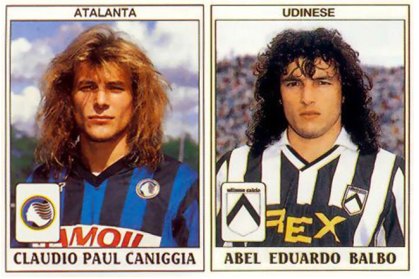 FootballCliches's tweet photo. 1990's Serie A-based Argentinian strikers wish to pour some sugar on you, in the name of love. (via @OldSchoolPanini) http://t.co/PdnxOK0aNN