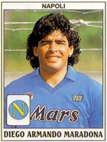 Figurine Panini 1989-90 Maradona Napoli #260 - Neuf - Collection Football
