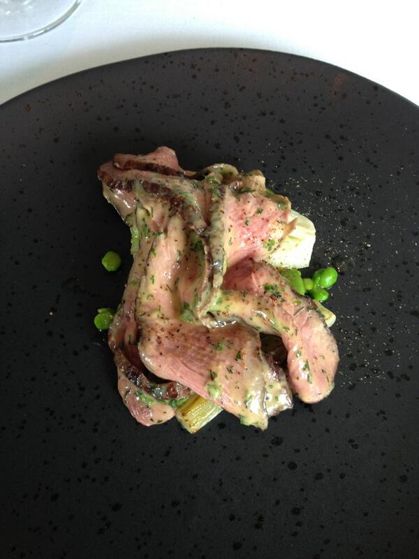 Dry aged jumbuck and grilled lettuce cracking dish <a href="/BraeRestaurant/">Brae</a> <a href="/Damien_neylon/">Damien neylon</a>