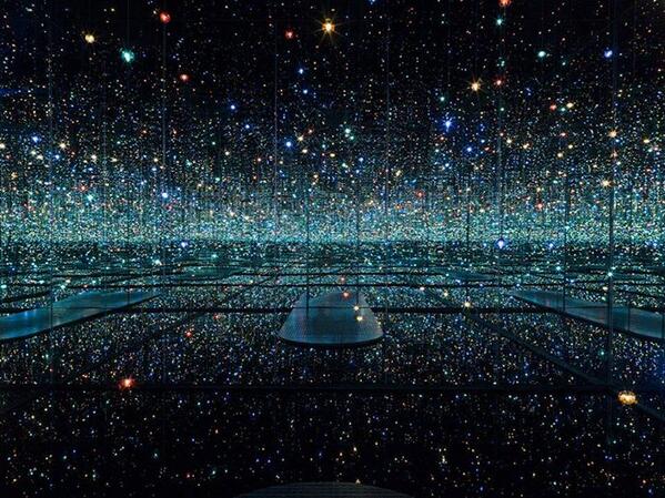 The Infinity mirror room in New York