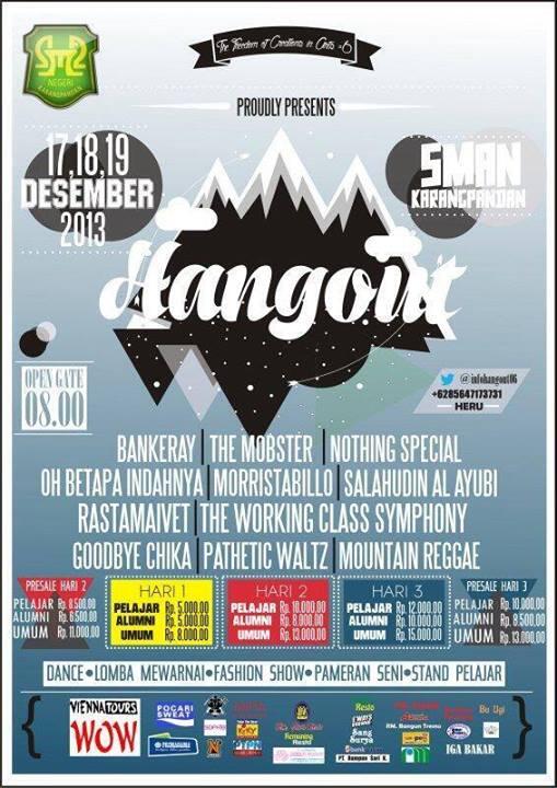 #EventToday HANGOUT | at SMA N Karangpandan | <a href="/Bankeray/">BANKERAY</a> | #SURAKARTA666 surakarta666.blogspot.com/2013/12/Hangou…