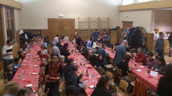 Un gran sopar de germanor, això fa #nadal #CCGinebra