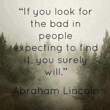 NoPoorAmongThem's tweet photo. If you look for the bad in people expecting to find it, you surely will. 

-Abraham Lincoln 
#service #charity https://t.co/MoC6Y7cdjX