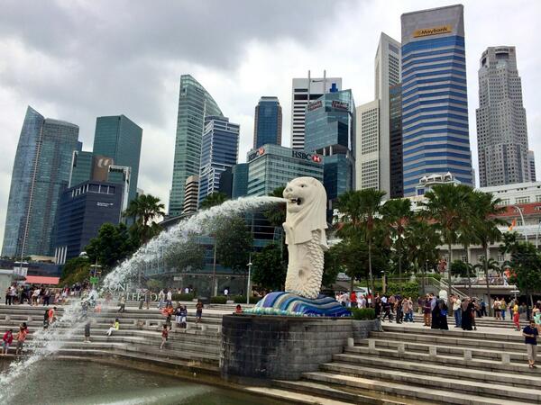 新加坡Singapore，狮城不见狮，遍地皆华人。