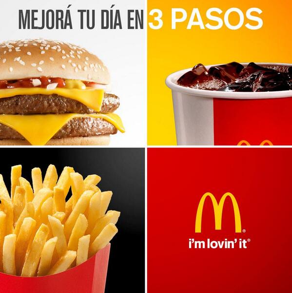 MccDonaldsArg's tweet photo. ¡Terminá la semana con el mejor almuerzo! 1, 2, 3 … :D http://t.co/eSuYvyEAhA