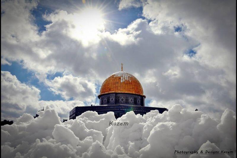 صور من فلسطين تكسوها الثلوج  BbhaVUaIYAIijv2