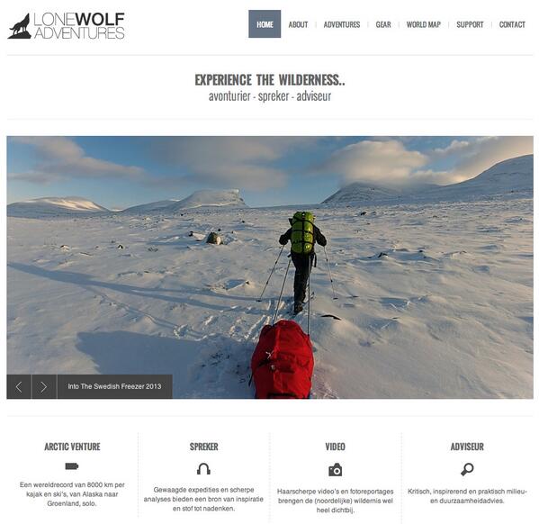 Zoek je een inspirerende spreker? Kijk dan op de nieuwe website lonewolfadventures.com!