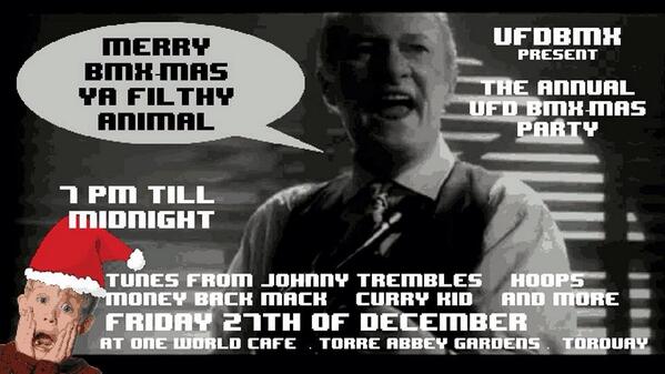 RadPatJam's tweet photo. UFD BMX_MAS PARTY 27 th dec http://t.co/x37HlFUJsn