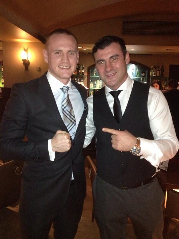 StGeorgeGroves's tweet photo. Here with the great @RealJoeCalzaghe at #SPOTY http://t.co/HoMCxvfAVo