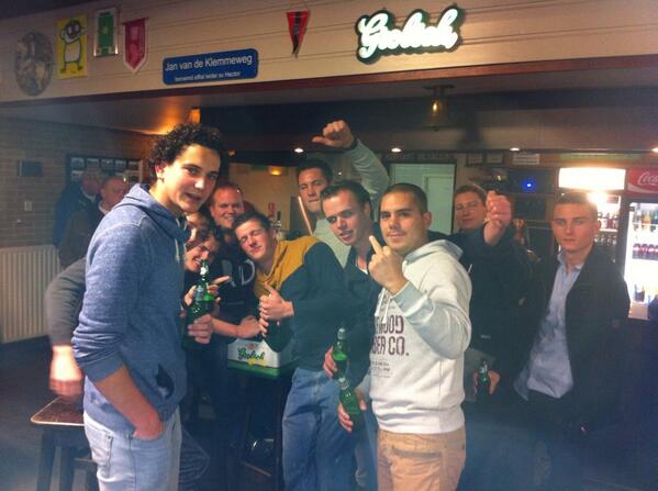 jornspijkerman's tweet photo. GFC 3 wint vandaag van ATC de nummer 2, nu een pilsje bij Hector! Hector1-GFC1. #hectorkantine #GFC3 http://t.co/dfgThVuZx2