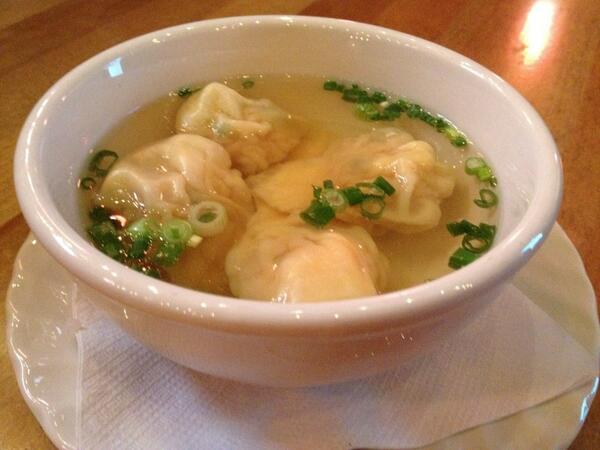 CafeInterOhio's tweet image. Mmmm... hand made #wonton #soup. This is what I'm having, what are you having? #warm #wonton  #soup