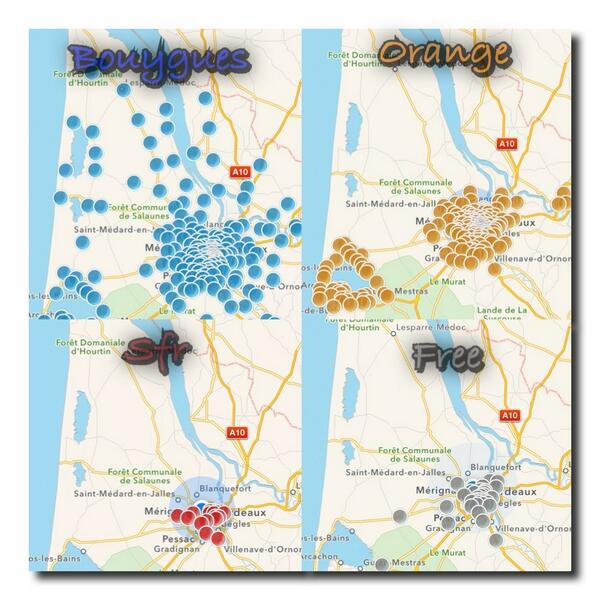 Chris_bdo's tweet image. #InstaFramePlus comparatif #antennes4G #Gironde ... Alors qui est Ze Best ?...
