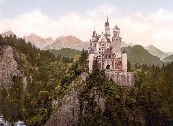 _Paisajes_'s tweet photo. "Castillo Neuschwanstein" Bavaria, Alemania. http://t.co/W8hGJOEwRK