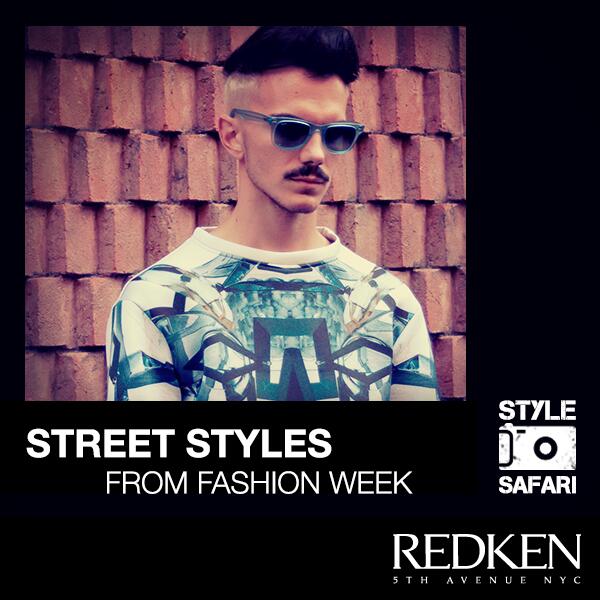 Redken5thAve's tweet photo. In need of some fashion inspiration? Check out this unique street style from Milan Fashion Week! #StyleSafari http://t.co/tWiKwXW1Vp