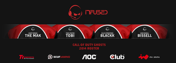 team_infused's tweet image. Infused announce GHOSTS roster for 2014! Link: team-infused.net/index/news/vie…

#TeamSCUF #TheFutureIsRed #InfsReboot2014