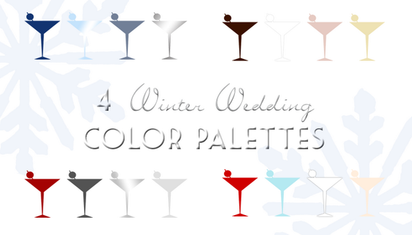 IndiVISUALEvent's tweet image. 4 pretty #winterwedding color palettes that you will love! Which is your favorite? bit.ly/1hTG10s