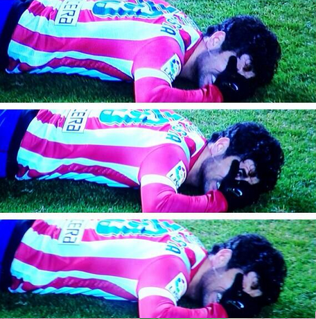 RocioPiqueras's tweet photo. “@ReaI_Madrid_CF: Diego Costa haciendo un Busquets... http://t.co/A320HORVJU” @hektor_cegue