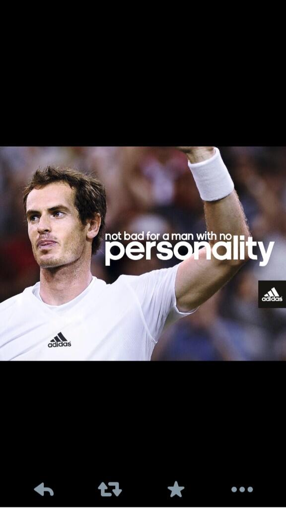 Liking Andy Murray the more I see of him. Nice SPOTY acceptance speech 😉