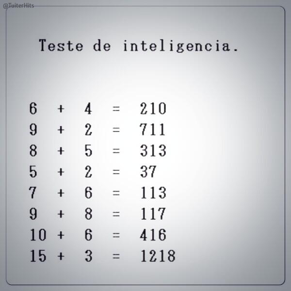 TuiterHits's tweet photo. Test de inteligencia! RT SI LO ENTIENDES. http://t.co/j1rHmcnNwz