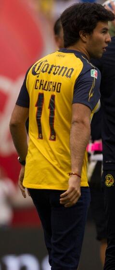 laaficion's tweet photo. .@SChecoPerez, presente en la #FinalA13 con su playera del 'Chucho' Benítez http://t.co/9HfLB3AduU