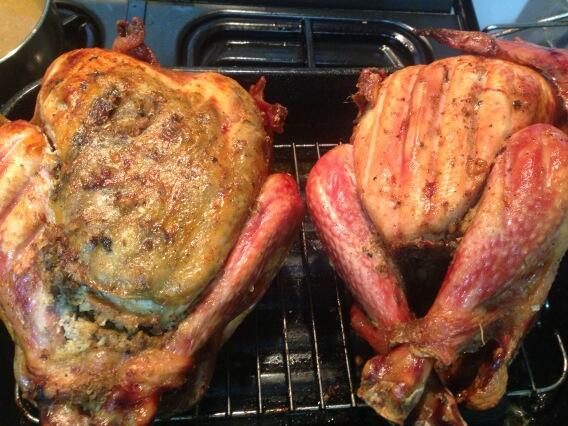 GillWatsonChef's tweet image. More on this tomorrow but these beauties were in the oven for 21 hours.#turkey #Christmas #MoistAndDelicious