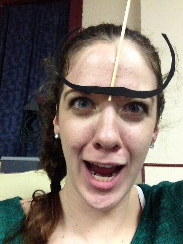 taylor_jaye25's tweet photo. #SelfieSunday #FPCBChristmasParty #EvilEyebrows http://t.co/cgnw3jUK3p