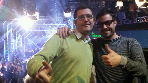 DavidAvilaP's tweet image. Bon final de festa amb @xdocampo a @la_marato #nodegenera