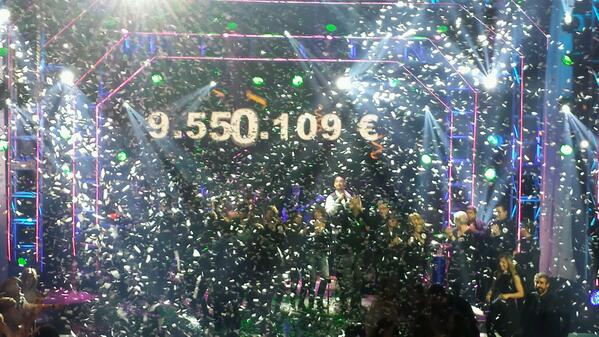 DavidAvilaP's tweet image. La Marató de TV3 ha aconseguit recaptar 9.550.109e @la_marato #nodegenera #tv3
