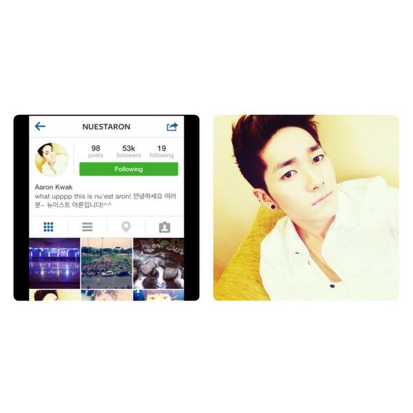 aronstagram's tweet photo. [!] Aron changed his profile picture. | so cool! 😘 http://t.co/jQ7ww0qxvG