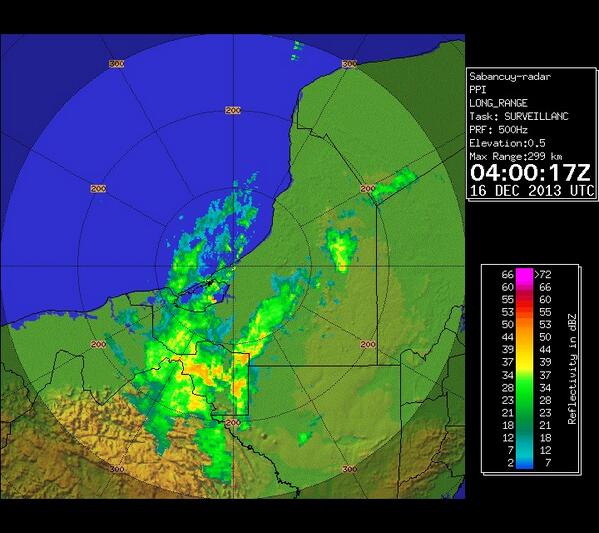 lopezdoriga's tweet photo. “@chaac_tlaloc: Radar detecta zonas de chubascos en Tabasco y sur de Campeche http://t.co/Ic9m6P7Usj”// Alerta