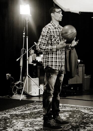 HetherMiles's tweet photo. Photographed George Hill in studio for the Indiana Food Assistance PSA. http://t.co/CWn6O8s88z