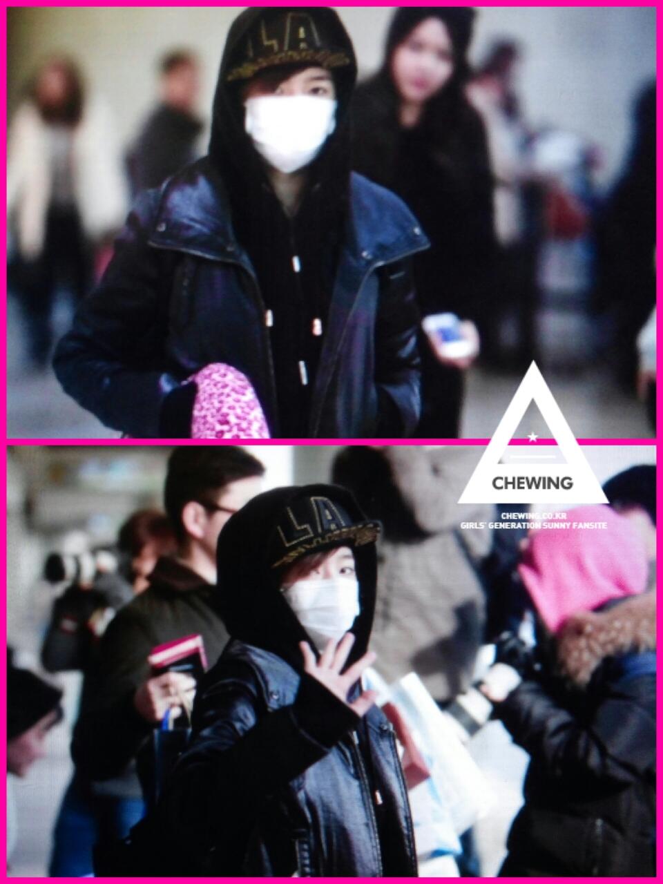 [PIC][16-12-2013]Sunny, Yuri, Tiffany, SeoHyun, HyoYeon & SooYoung trở về Hàn Quốc vào chiều nay BblRRztCIAAbaQX