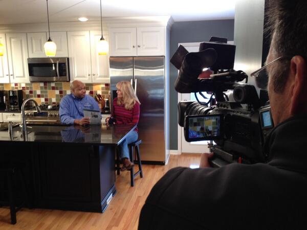mikesanders's tweet photo. Shooting for Carrier! The HVAC best! http://t.co/2CyaEOdRZR