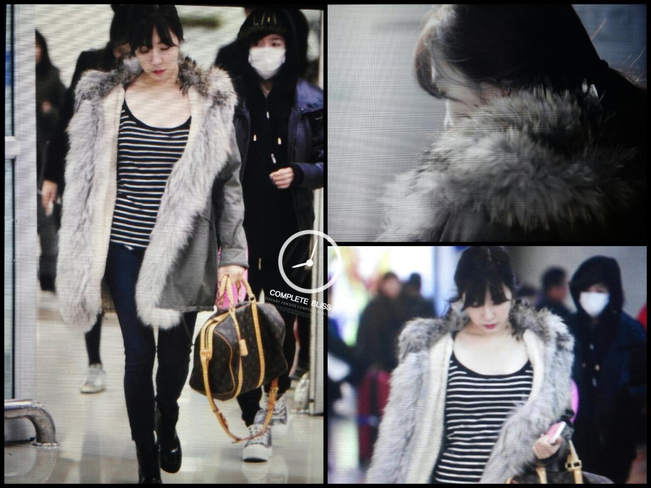 [PIC][16-12-2013]Sunny, Yuri, Tiffany, SeoHyun, HyoYeon & SooYoung trở về Hàn Quốc vào chiều nay BblThwZCQAAF7WI