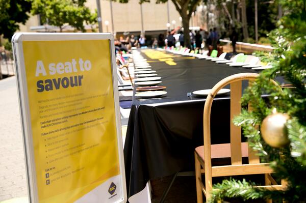RACWA's tweet photo. We've sadly had to extend our #aSeatToSavour table by 3 seats after 3 more lives were lost on WA roads #roadsafety http://t.co/Xoz8hlIo8O