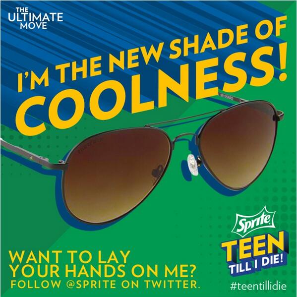 Sprite's tweet photo. 30 minutes to go! See the question. View #UltimateMove video. Answer. WIN! #teentillidie http://t.co/PWci9olfNl