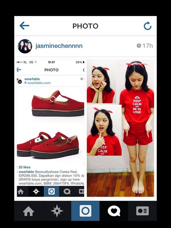 jasminechennn's tweet photo. @Wearfable #WFwishlistContest needing red shoes for the complete red,i wish i have one of thiss😭 http://t.co/NybMWr03kH