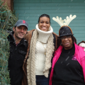 xmastreesantas's tweet photo. Our Santas had a big weekend. Handed out over 300 Christmas trees to families in need in #Newark and Atlanta. http://t.co/vpa1GtOMe2