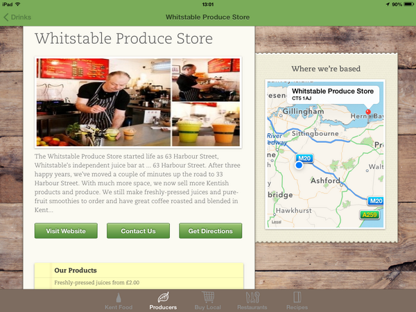 KentFoodApp's tweet photo. 63 Harbour Street have moved to 33 and changed to Whitstable Produce Store @whitproduce
See their new Food App entry http://t.co/vp2H5R6VZO
