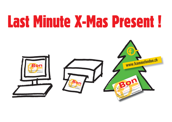 Cadeau de Noël de dernière minute ? Imprimez un bon-cadeau sur fcommefondue.ch !