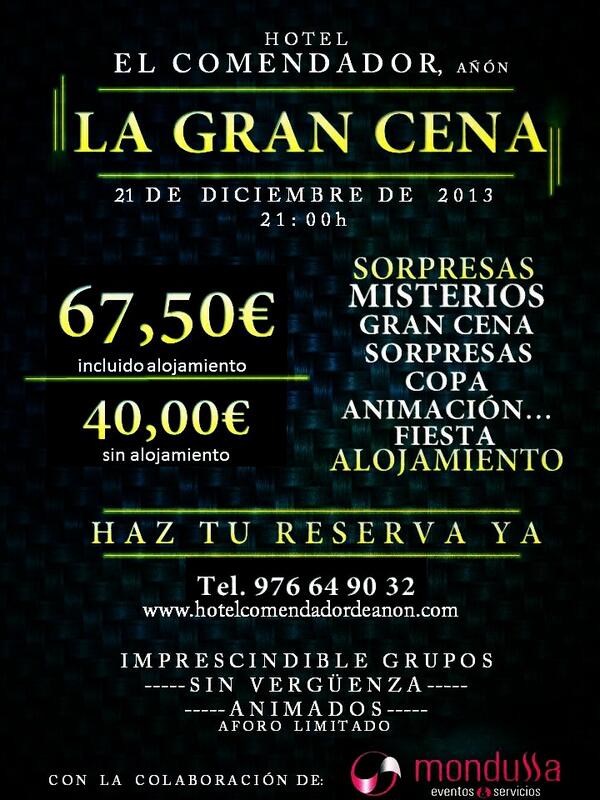 *****último día para reservar JUEVES 19***** ATREVIDOS Y ATREVIDAS llega.... LA GRAN CENA, con espectáculo ASEGURADO