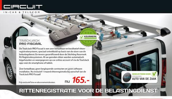 AutosoundBV's tweet photo. Ook de @TrackJackeurope PRO Fiscaal staat vanaf vandaag in de @RetailSynergie @CircuitAutofit @CircuitvHemert folder! http://t.co/sYspBGRAKM