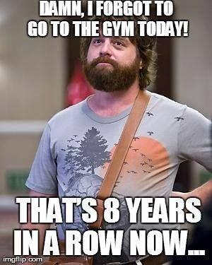 MensHumor's tweet photo. Dang, I forgot to go to the gym today... http://t.co/1gQcvTbkbM