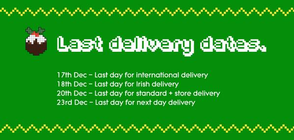 schuh's tweet photo. Folk outside the UK &amp; Ireland! Tomorrow is the very, very, very last day you can grab stuff in time for Christmas > http://t.co/2sPnIlesPY