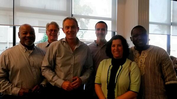 GlobalAlphaT's tweet photo. Look who Jeff and Michelle Kirby's team met while leading a GAT in Liberia!  Former UK Prime Minister, Tony Blair! http://t.co/65TI6E4zr4