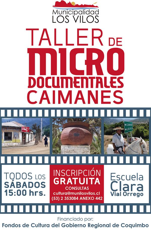 Taller de micro documentales en Caimanes