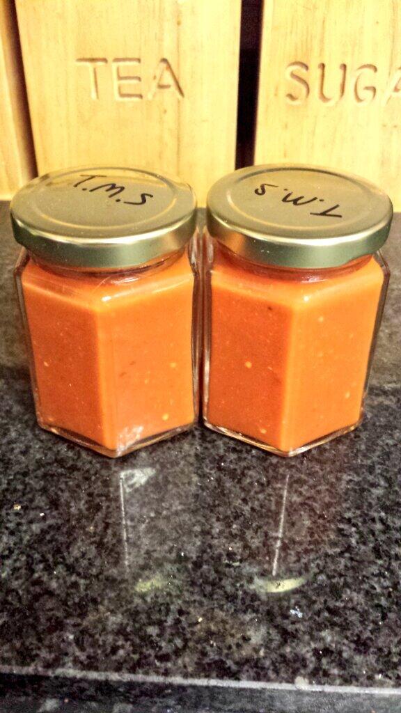 StusChilliSauce's tweet image. Trinidad moruga scorpion sauce £5