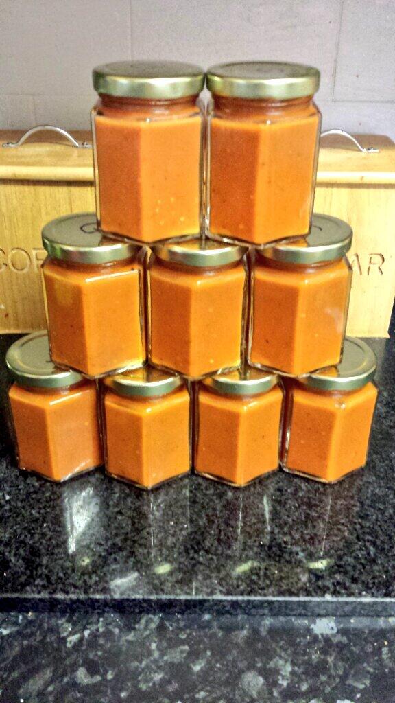 StusChilliSauce's tweet image. Bhut jolokia sauce £5