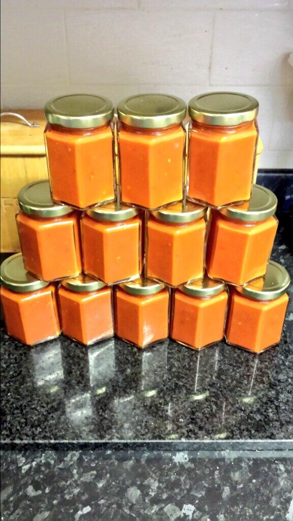 StusChilliSauce's tweet image. Dorset naga x ghost sauce £5