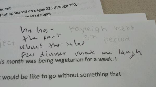 kayywebbster's tweet image. Winning. My teacher loves me. #gome #english #prowriter